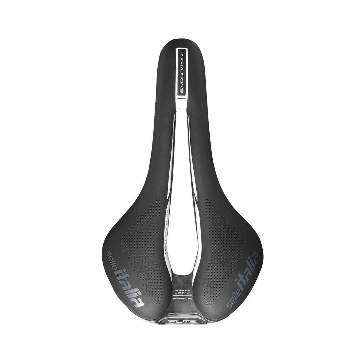 Selle Italia Flite Boost Endurance SuperFlow Saddle, Large, L3, Ti 316, FibraTek 1