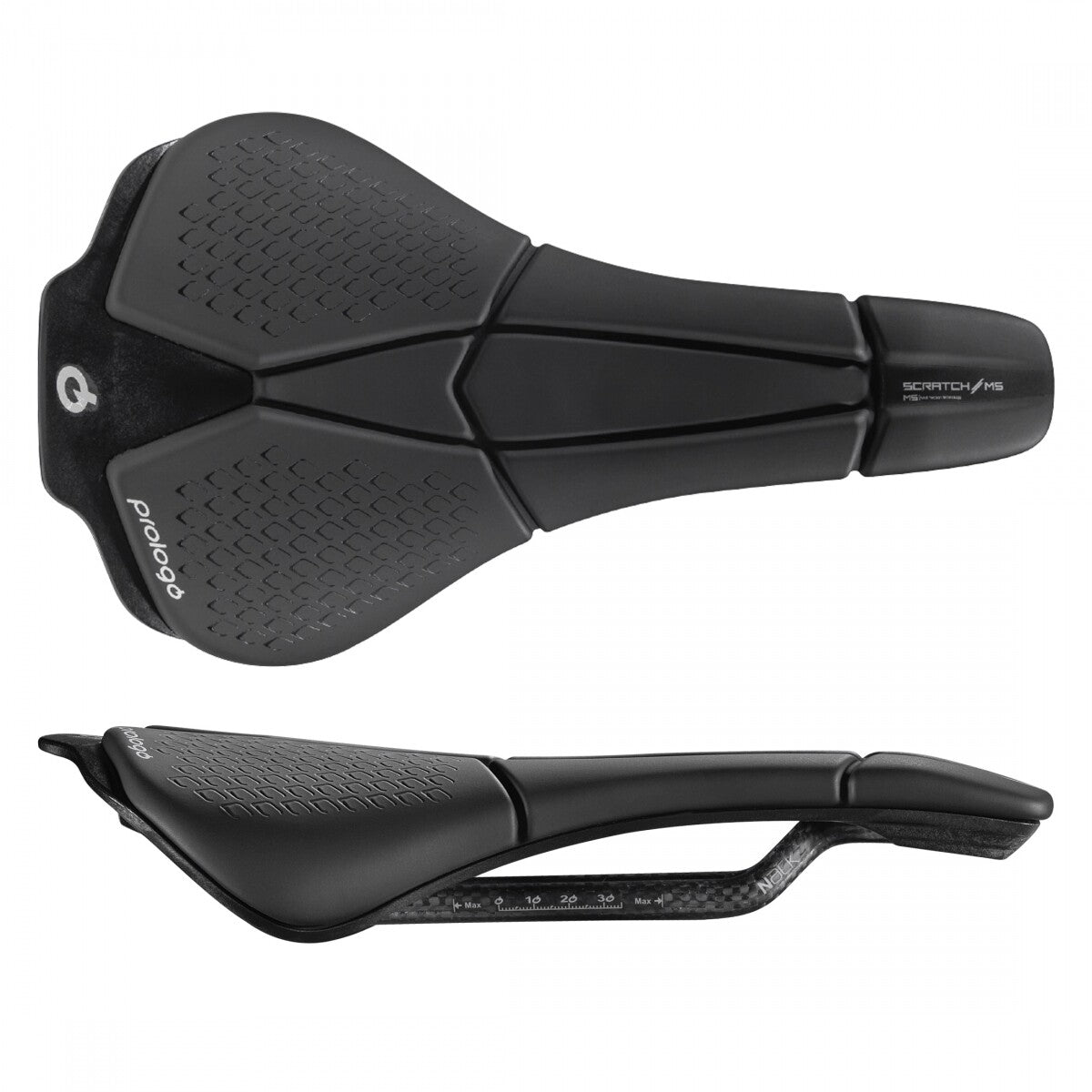 Prologo Scratch M5 Nack 140mm Carbon Comp Rail Saddle Black Road Gravel CX MTB 1