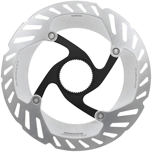 Shimano GRX RT-CL800 S Disc Brake Rotor + Lockring 160mm CenterLock 1.5mm Silver 1