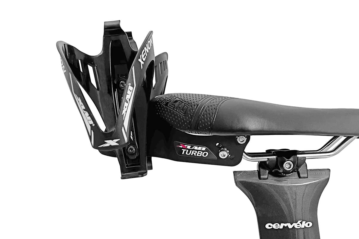 XLAB Turbo Wing Saddle Mounted Dual Water Bottle Carrier System w/ Xenon Cages 2