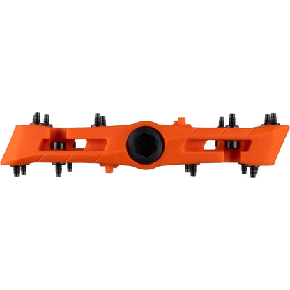 Raceface Chester Large Platform Pedals Cr-Mo Spindle 9/16" Orange Pair 4