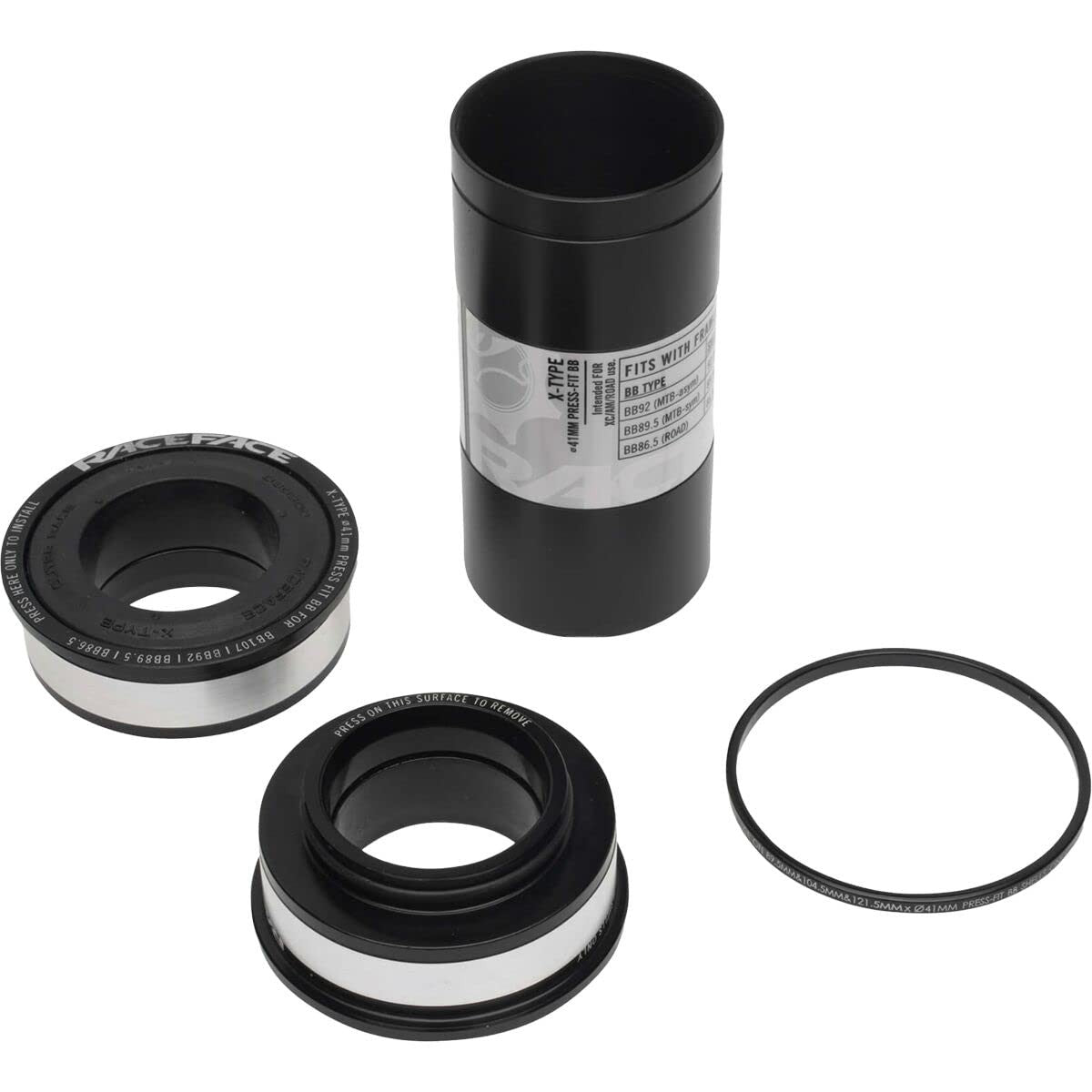 RaceFace EXI BB92 Bottom Bracket: 41mm ID x 92mm Shell x 24mm Spindle 3