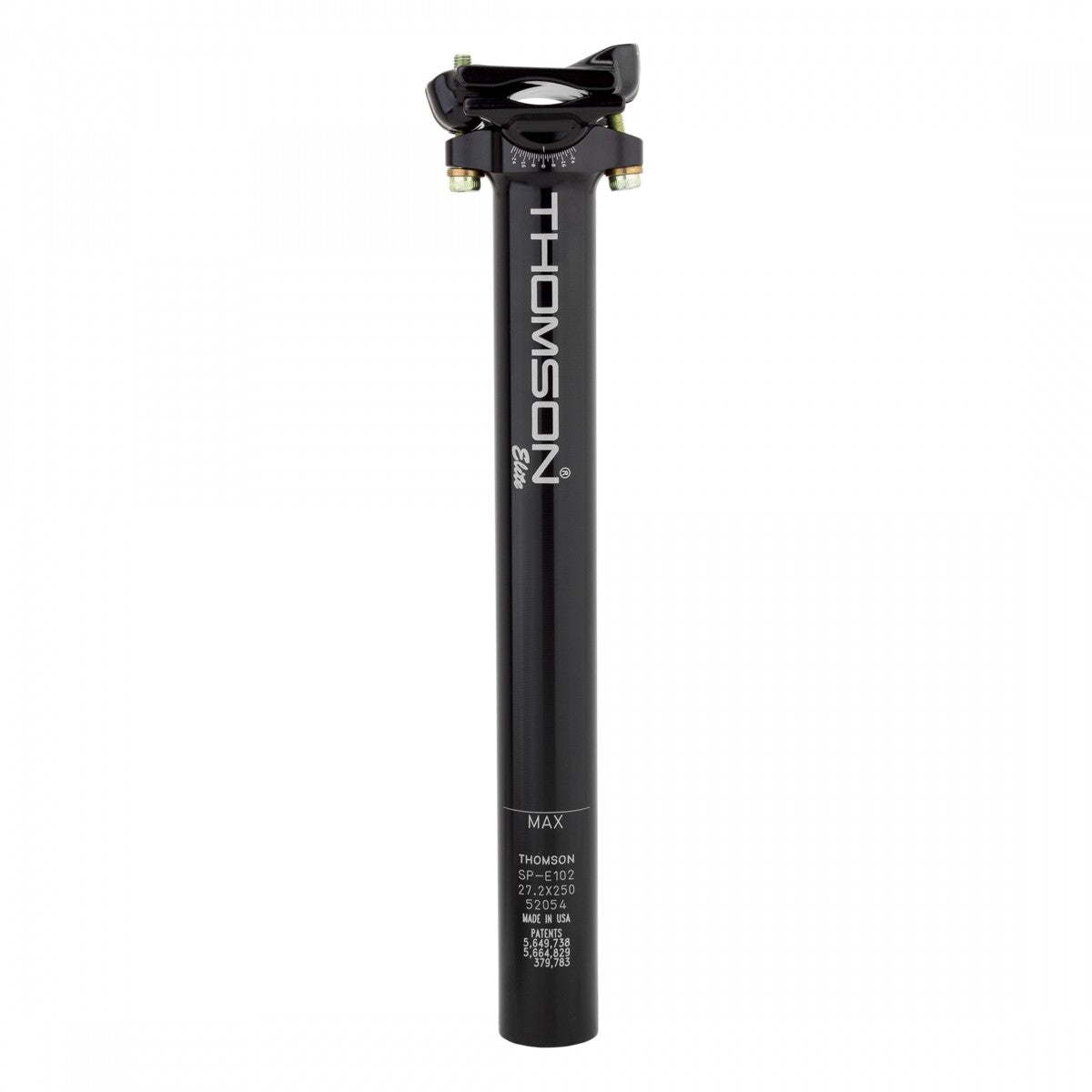 Thomson Elite Straight Seatpost 27.2mm x 250mm Black 0-Offset 1