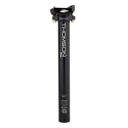 Thomson Elite Straight Seatpost 27.2mm x 250mm Black 0-Offset 1