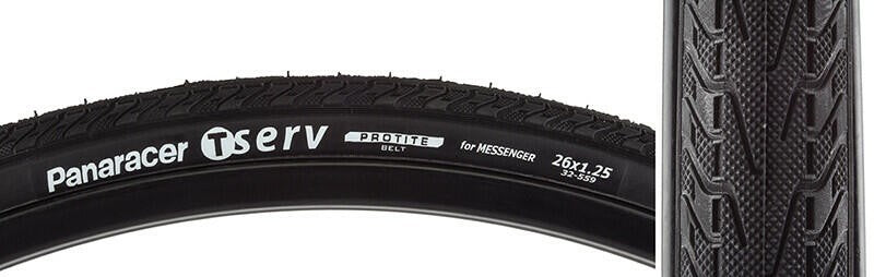 Panaracer T-Serve Tire Pan Tserv Protite 26x1.25 Fold Bk/blk 1