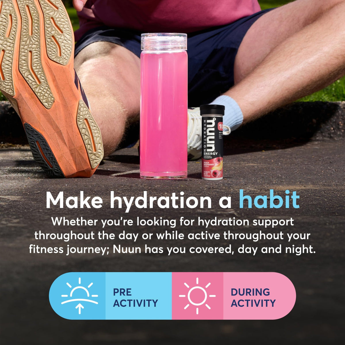 Nuun Energy Caffeine + B Vitamins, Electrolyte Hydration Tablets with Caffeine 4
