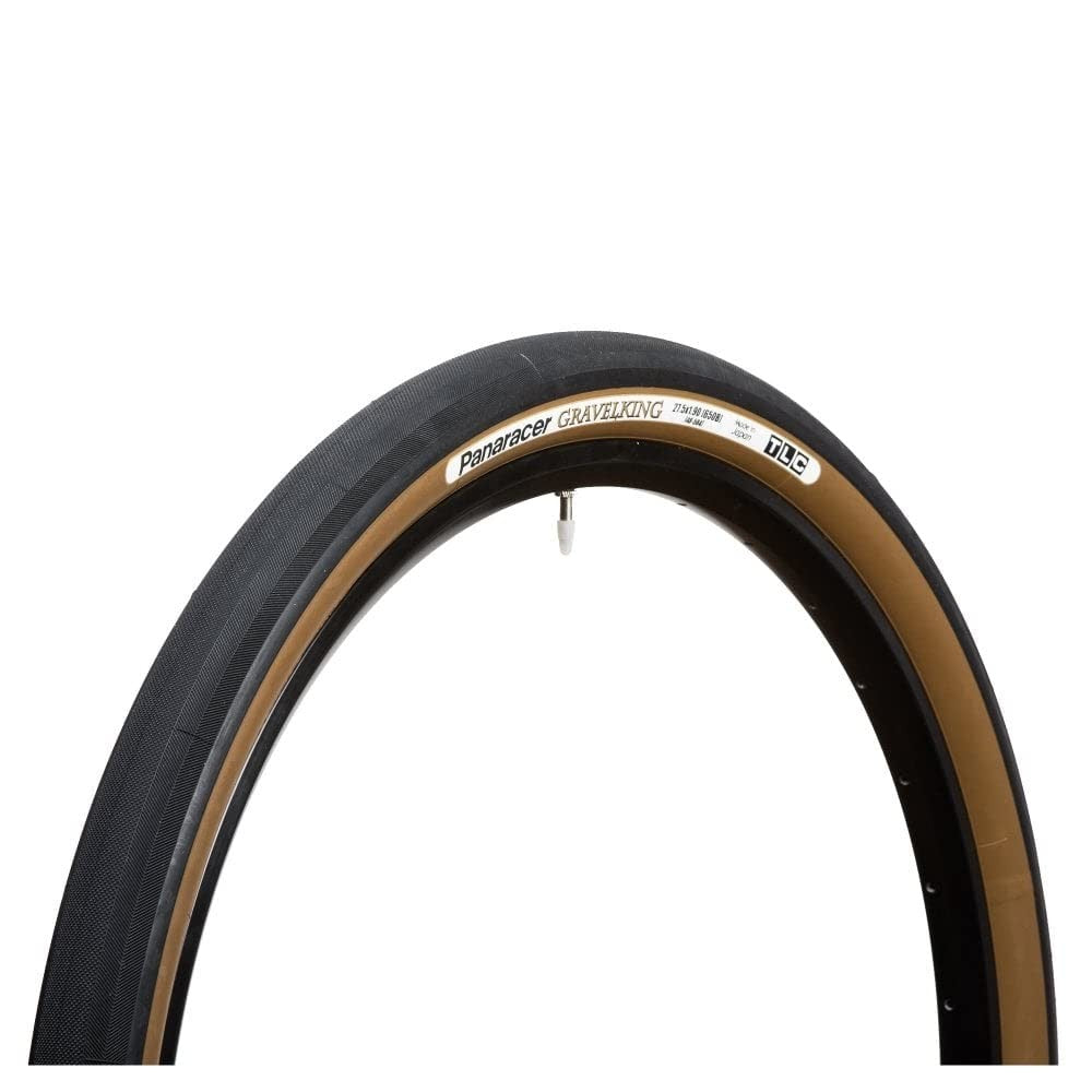 Panaracer GravelKing Slick Tire 650b x 42, Tubeless, Folding, Black/Brown 1
