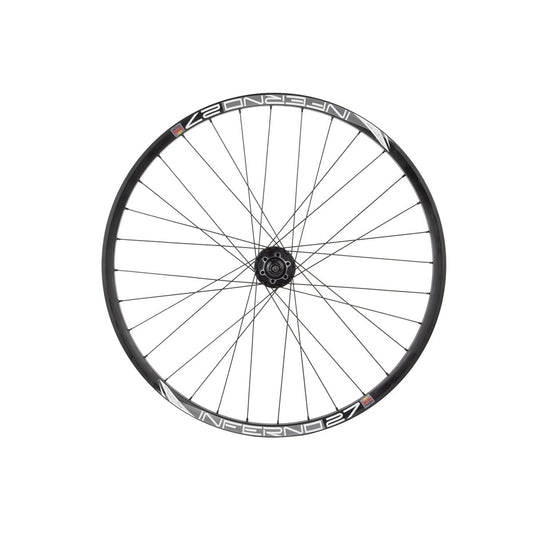 Sun Inferno-27 Front 27.5 Wheel 584x23 32H Black Shimano M475 6-Bolt Disc 100mm 1