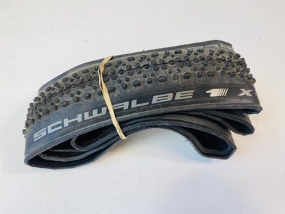 Unused Schwalbe X-One Tubeless Ready Tire Black Sidewall 700 x 33c Storage Worn 1