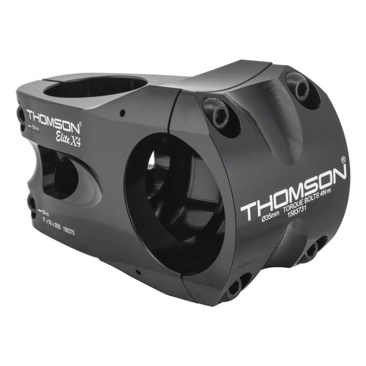 Thomson Elite X4 Mountain Stem 35mm Clamp x 50mm Length x 1-1/8" Aluminum Black 1