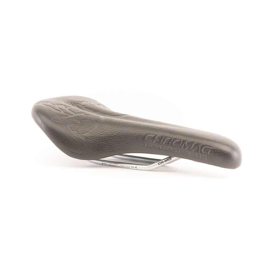 Chromag Trailmaster LTD Leather Saddle 284x140mm Black with Central Relief 1