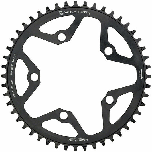 Wolf Tooth Components 110 BCD Cyclocross and Road Chainring - 48t 5-Bolt 1