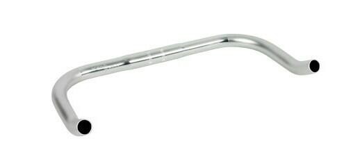 Origin8 Bullhorn Handlebars 42cm SILVER Track Fixed 1