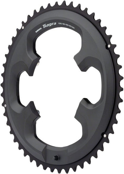 Shimano Tiagra FC-4703 10-Speed Chainring - 50t, Asymmetric 110 BCD, Black 2