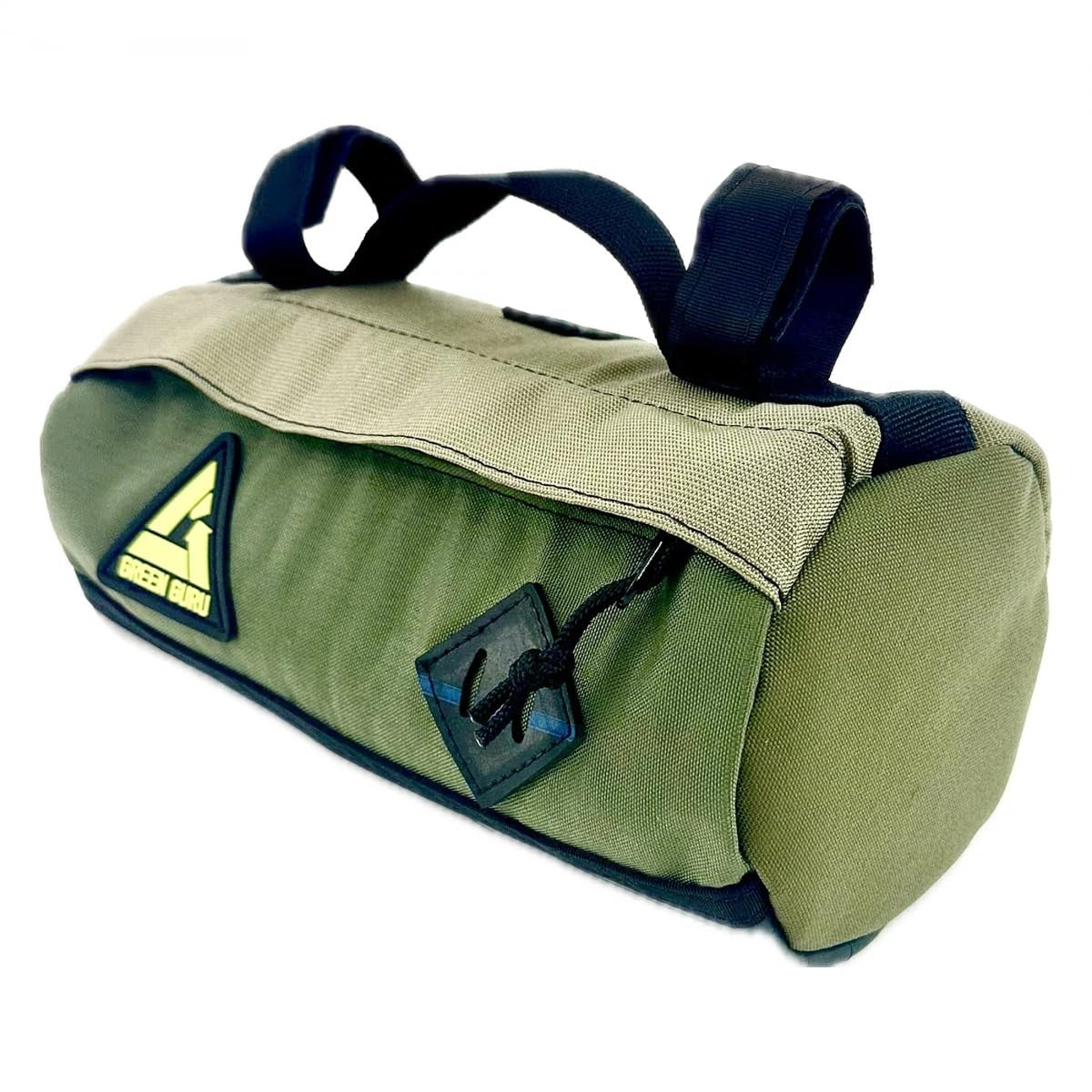 Green Guru Fatty Handlebar Bag, 5x10x5in, "Earth" Multicolor 1
