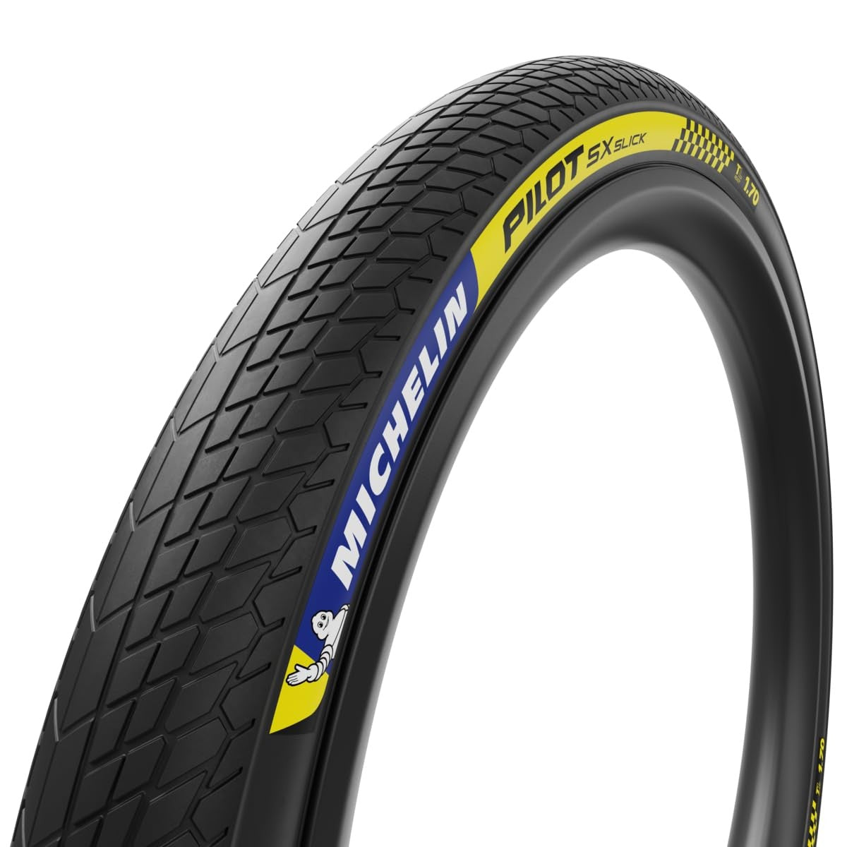 Michelin Pilot SX Slick Tire 20x1.70 Folding, Tubeless Ready, 60TPI, Black 1