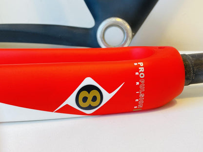 Origin-8 ProPulsion C3 H6 O3 Lactic 2.0 Carbon Frame & Fork 55cm White/Black/Red 2