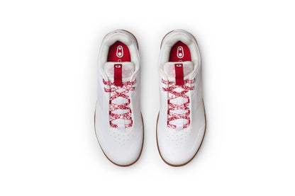 Crank Brothers Mountain Shoes MALLET LACE WHITE / RED - GUM OUTSOLE SPLATTER 6