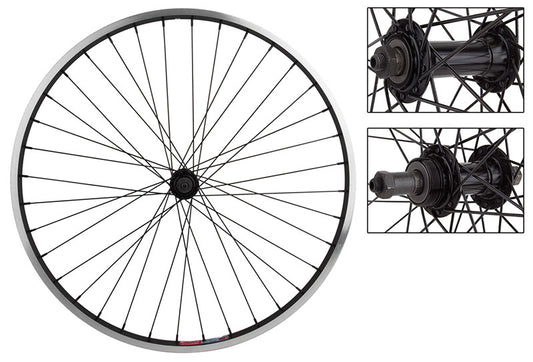 WM Wheels 26x1.5 559x19 Aly Bk Msw 36 Aly Fw 5/6/7sp Qr Bk 135mm 14gbk 1