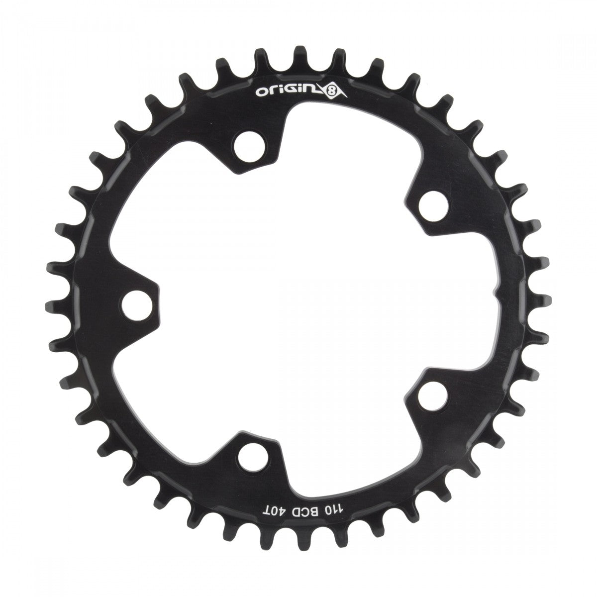 Origin8 Holdfast 1x Chainring 110mm BCD 40T 1x 110mm 5-bolt Black 1