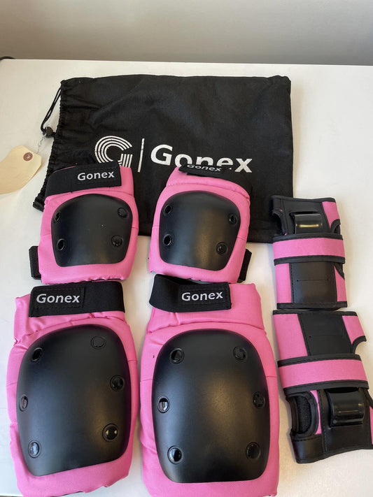 Unused Gonex 6 in 1 Skating Pad Set Medium Youth Pink GXGN0835B 1