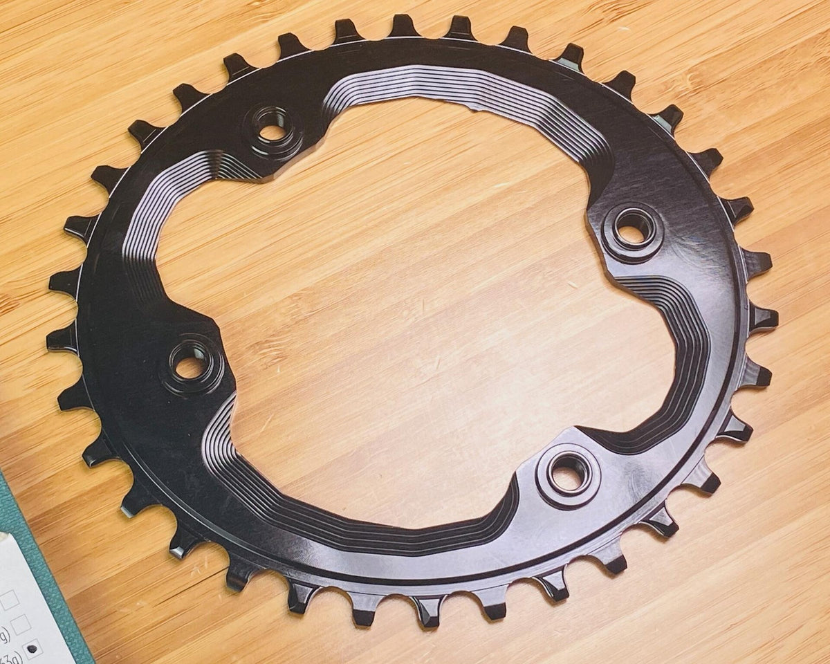 absoluteBLACK OVAL 96bcd XTR N/W Chainring XTR9000/M9020 34t - Black 2