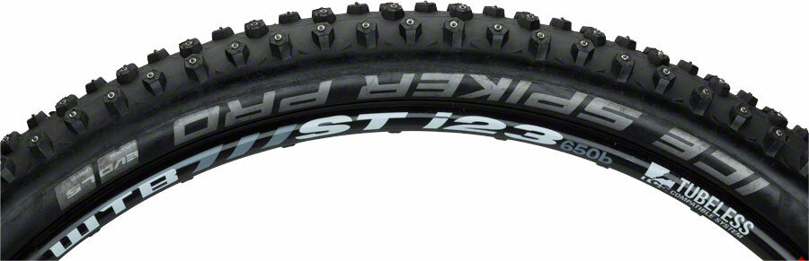 Schwalbe Ice Spiker Pro Studded Tire 27.5x2.25 EVO LiteSkin Folding Bead Black 1