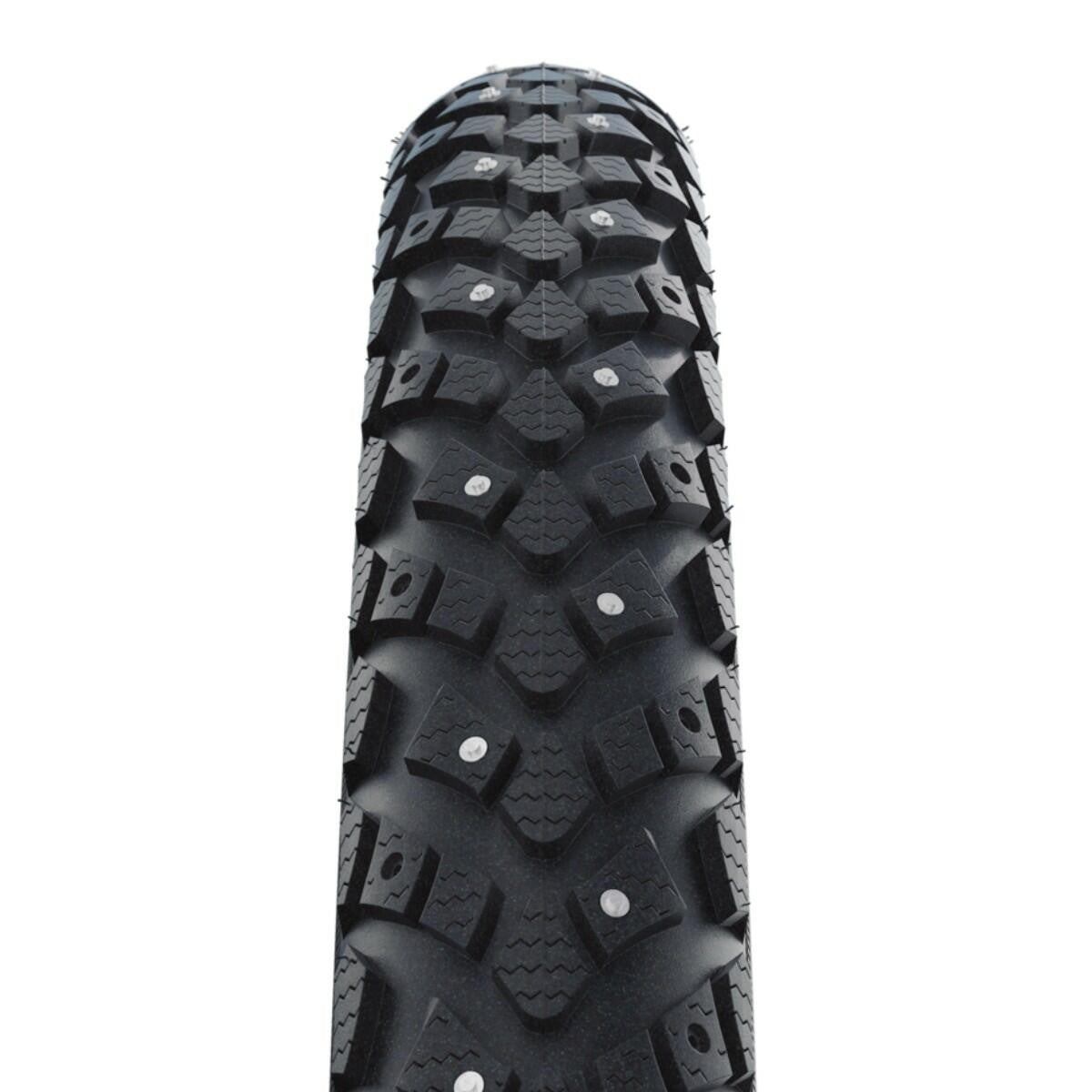 Schwalbe Winter Studded Tire 27.5 x 2.00 Clincher Black K-Guard Active Spike 2