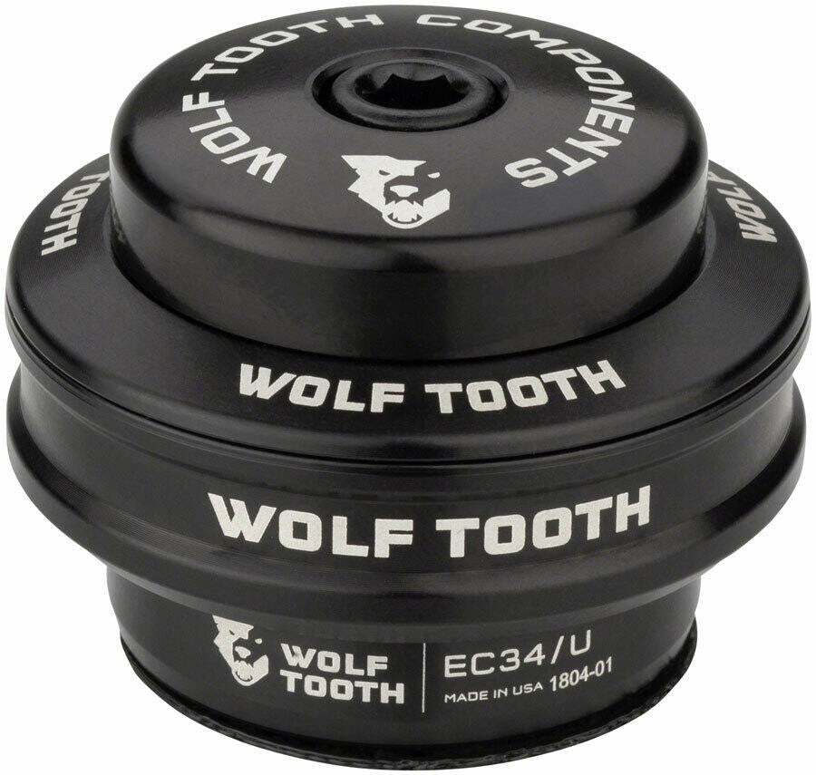 Wolf Tooth Components Performance Headset - EC34/28.6 Upper 16mm Stack Black 1