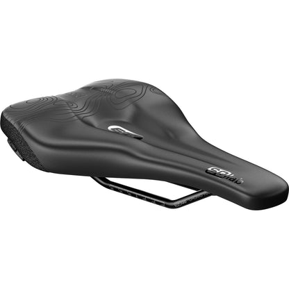 SQlab 60X Ergowave Active Saddle Black with S-tube Rail, 150 mm 1