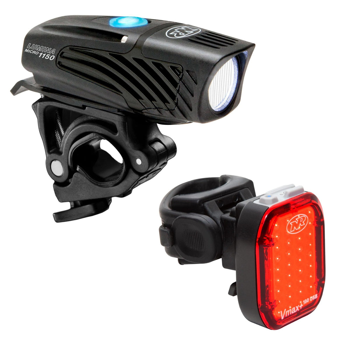 Niterider Lumina Micro 1150 + Vmax+ 180 Bike Light Combo 1150 Front & 180 Rear 1