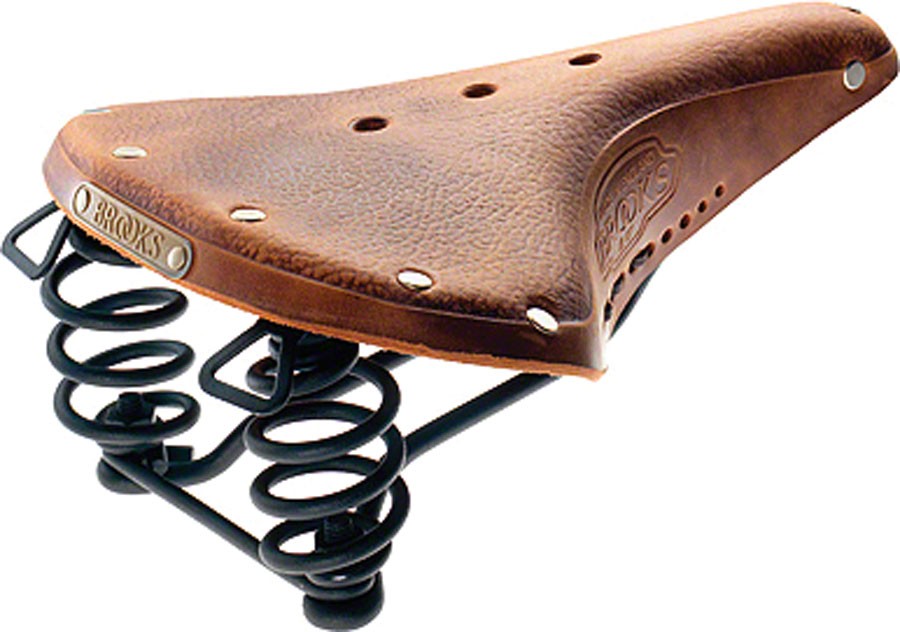Brooks B67 Saddle - Steel, Tan, Men's 1