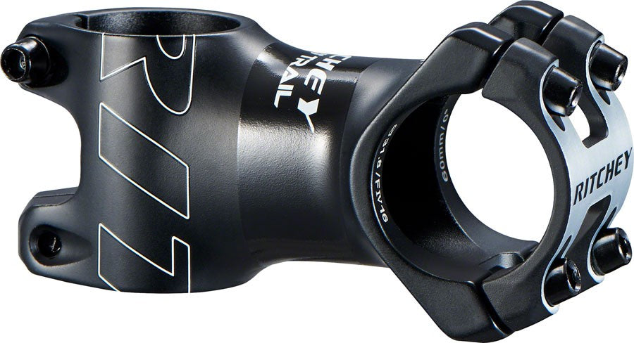 Ritchey WCS Trail Stem 60mm 31.8mm Clamp 0 Aluminum Blatte Black 1