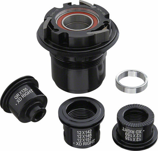 Spank Alloy XD Freehub Body including 2 bearings and endcaps for 12mm axles 1