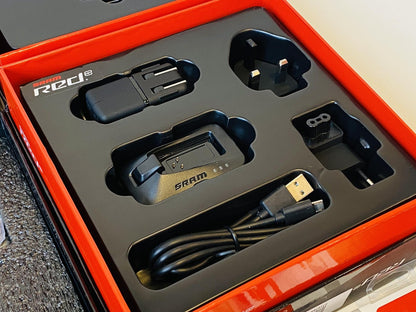 SRAM Red eTap 2x11 Road WiFli Group Set with Hydraulic Post Mount Disc Brakes 8