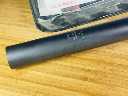 NOS Zipp SL Speed Carbon Seatpost B1 400mm x 31.6mm 20mm Setback - Black 3