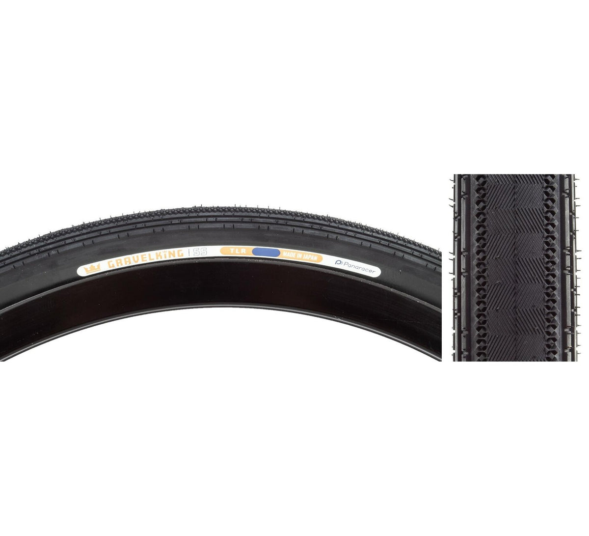 Panaracer GravelKing SS TLR Tire 700x30c Folding, Tubeless Ready, 700c, Black 2