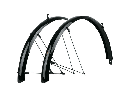 SKS Bluemels B55 Fender Set 700c x 38-47mm, Front and Rear Black 1