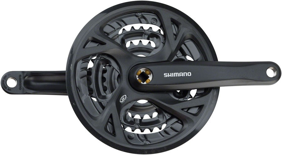 Shimano Altus FC-M371 Crankset - 170mm, 9-Speed, 48/36/26t, Square Taper JIS 1