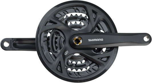 Shimano Altus FC-M371 Crankset - 170mm, 9-Speed, 48/36/26t, Square Taper JIS 1