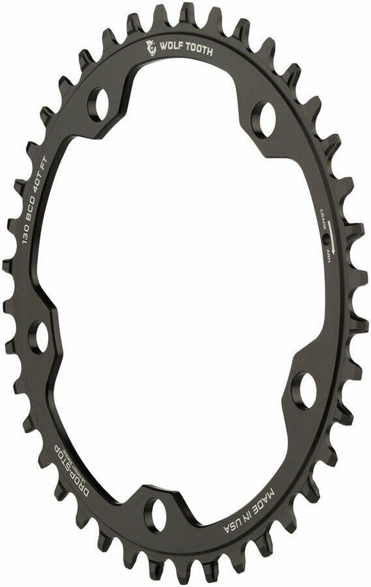 Wolf Tooth Components 130 BCD Road and Cyclocross Chainring - 40t 5-Bolt 1