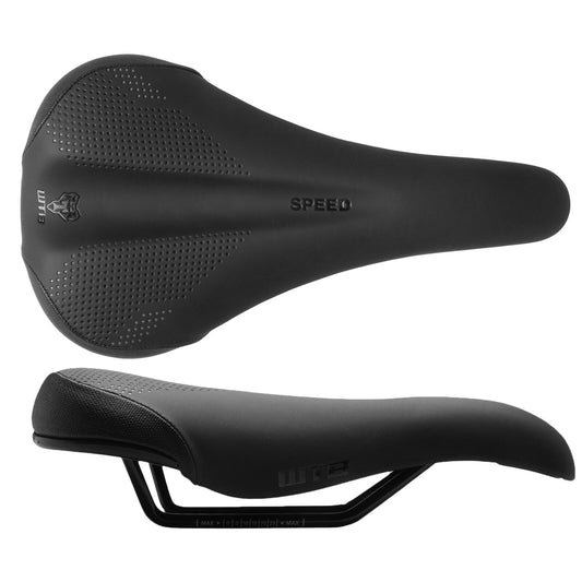 WTB Speed Medium Bicycle Saddle, Black, Steel Rails, Microfiber Cover 1