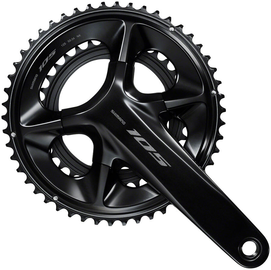 Shimano 105 FC-R7100 Crankset - 175mm 12-Speed 50/34t 110 Asymmetric BCD 1