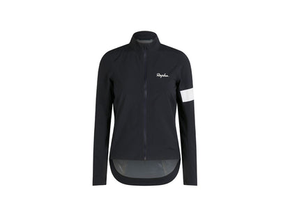 Rapha Core Women's Cycling Rain Jacket II XL Black/White 1