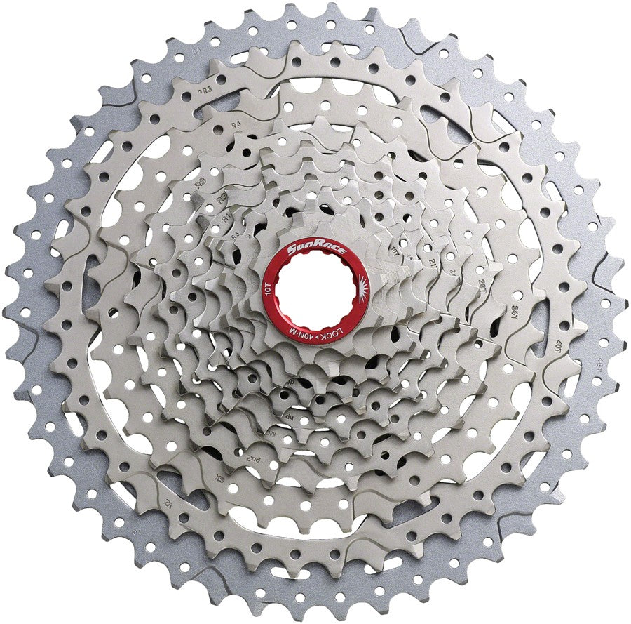 SunRace CSMX9X Cassette - 11-Speed, 10-46t, Metallic Silver, For XD Driver Body 1