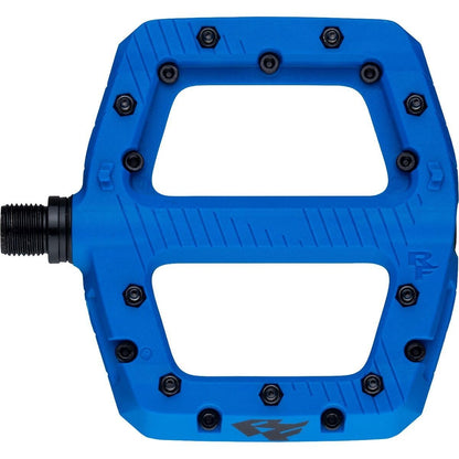 Raceface Chester Small Platform Pedals Body: Nylon Spindle Cr-Mo 9/16" Blue Pair 1