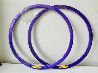 NOS Australian Velocity Deep V 700c Alloy Rim Set 32h NMSW - Purple Anodized 2