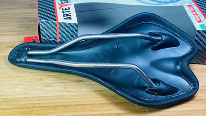 ARTE SELLE Carbon Titanium Rail Black Racing Saddle Made in Italy 4