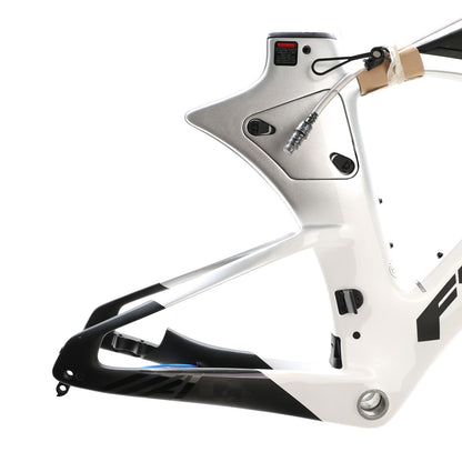 Felt IA FRD 2.0 Ultimate Carbon Triathlon Frameset 48cm Silver White DAMAGED 3
