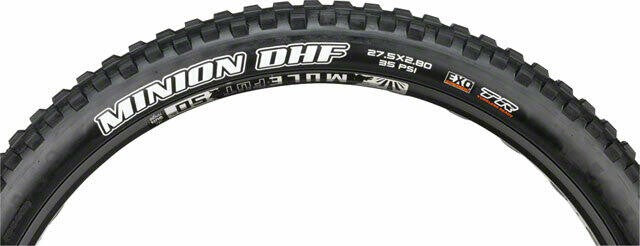 Maxxis Minion DHF Front 27.5x2.80 Tire 60tpi Dual Compound EXO Casing Tubeless 1